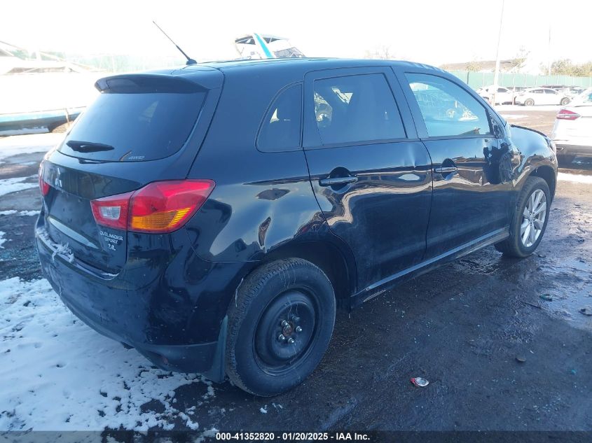 VIN 4A4AR3AW5FE044367 2015 MITSUBISHI OUTLANDER SPORT no.4