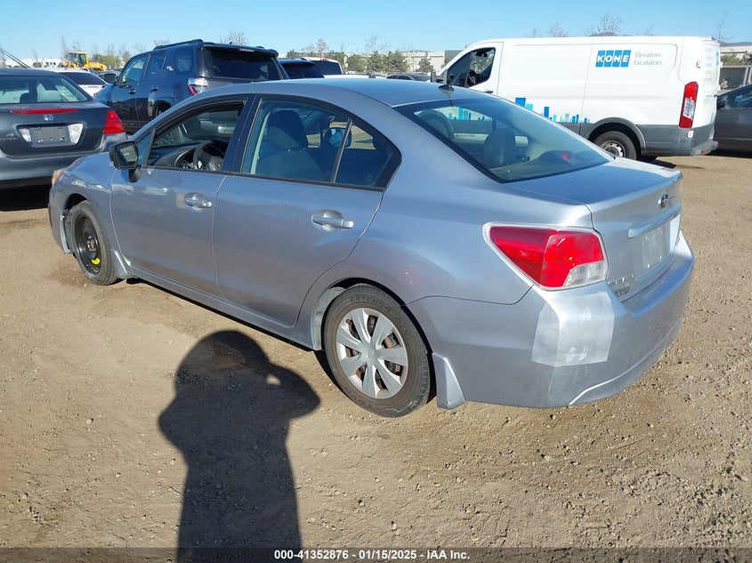 2012 SUBARU IMPREZA VIN: JF1GJAA67CH008287