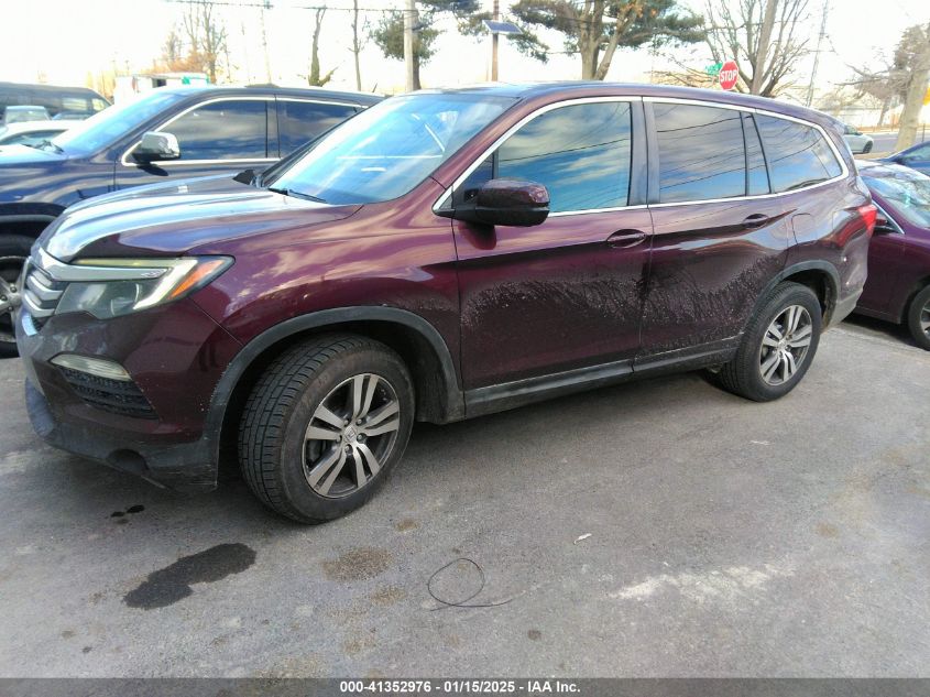 VIN 5FNYF5H36HB008193 2017 Honda Pilot, EX no.2