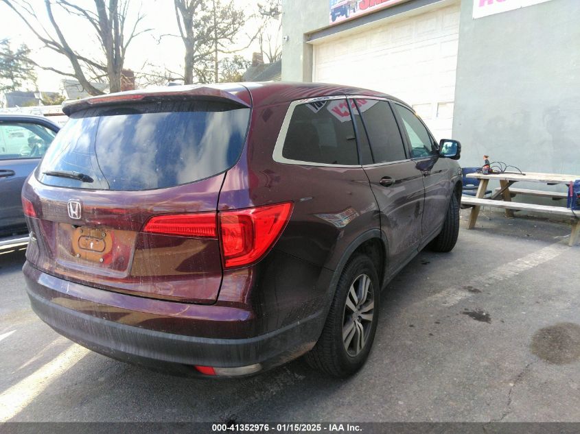 VIN 5FNYF5H36HB008193 2017 Honda Pilot, EX no.4