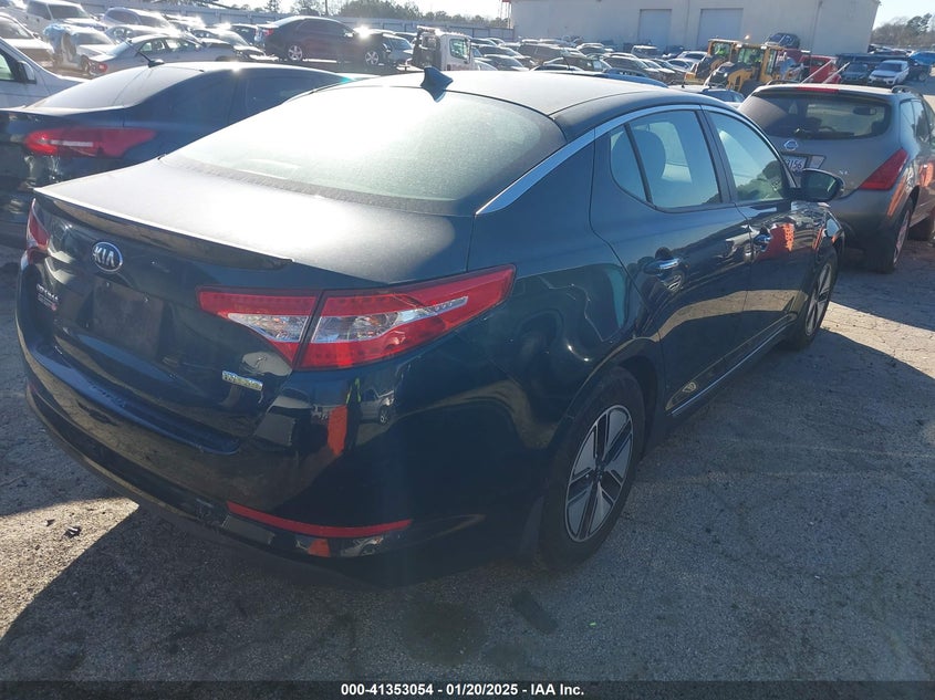 2013 KIA OPTIMA HYBRID VIN: KNAGM4AD9D5059565