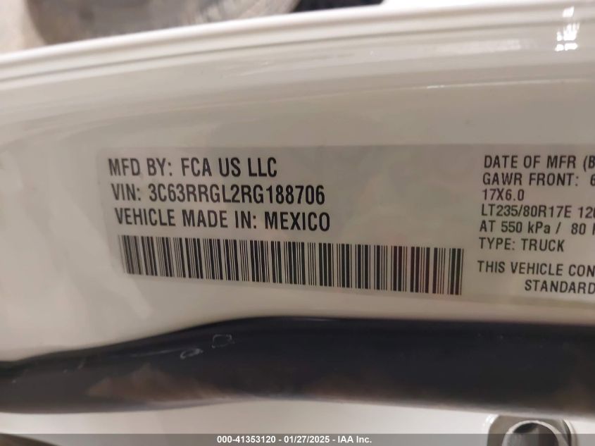 2024 Ram 3500 - 3C63RRGL2RG188706