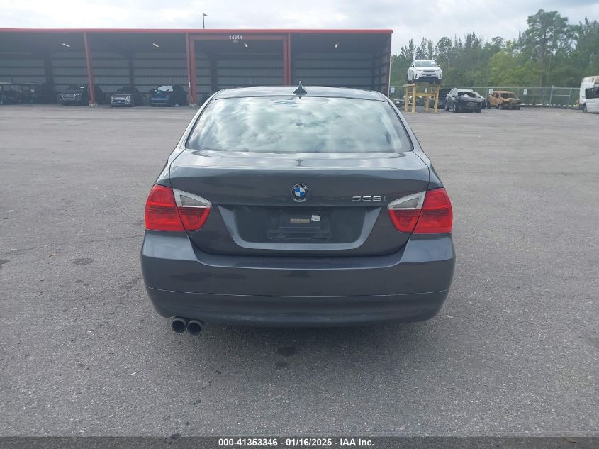 2008 BMW 328I VIN: WBAVA37598NL51104 Lot: 41353346