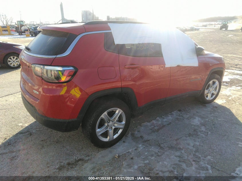 Vin: 3c4njdbn9pt560261, lot: 41843825, jeep compass latitude 4x4 20234