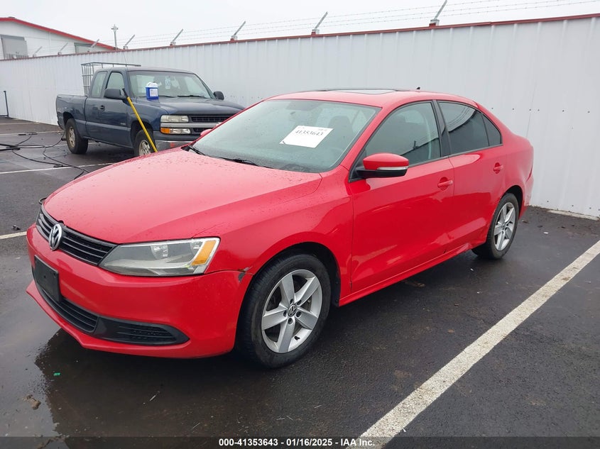 2012 VOLKSWAGEN JETTA VIN: 3VWDX7AJ6CM389514
