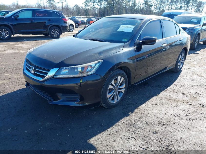 VIN 1HGCR2F35FA221615 2015 Honda Accord, LX no.2