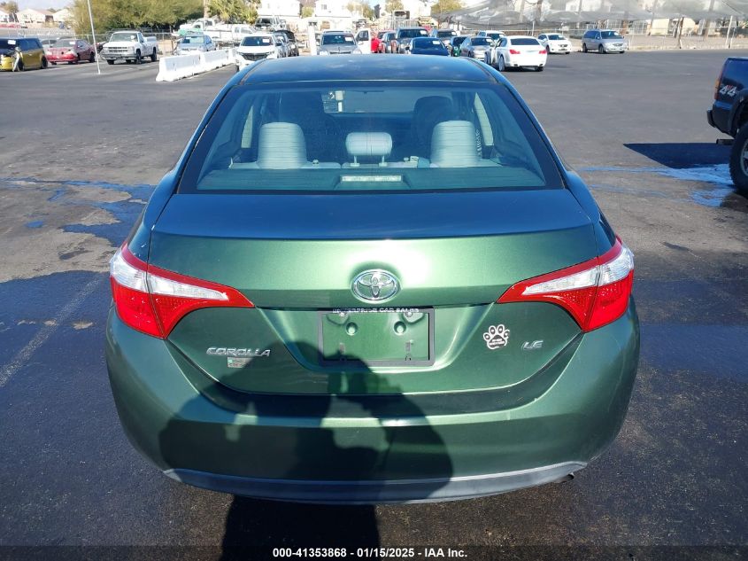 VIN 5YFBURHEXFP207964 2015 Toyota Corolla, LE no.16