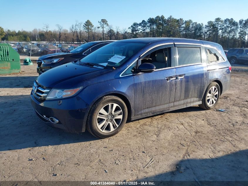 VIN 5FNRL5H96GB026628 2016 Honda Odyssey, Touring/T... no.2