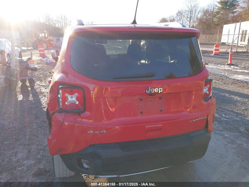 2018 Jeep Renegade Limited 4X4 VIN: ZACCJBDB4JPG78991 Lot: 41354158