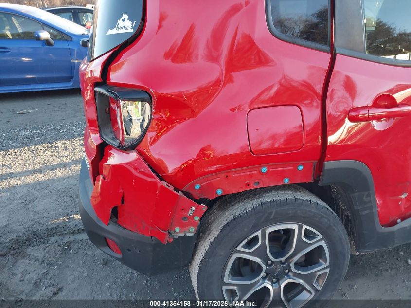 2018 Jeep Renegade Limited 4X4 VIN: ZACCJBDB4JPG78991 Lot: 41354158