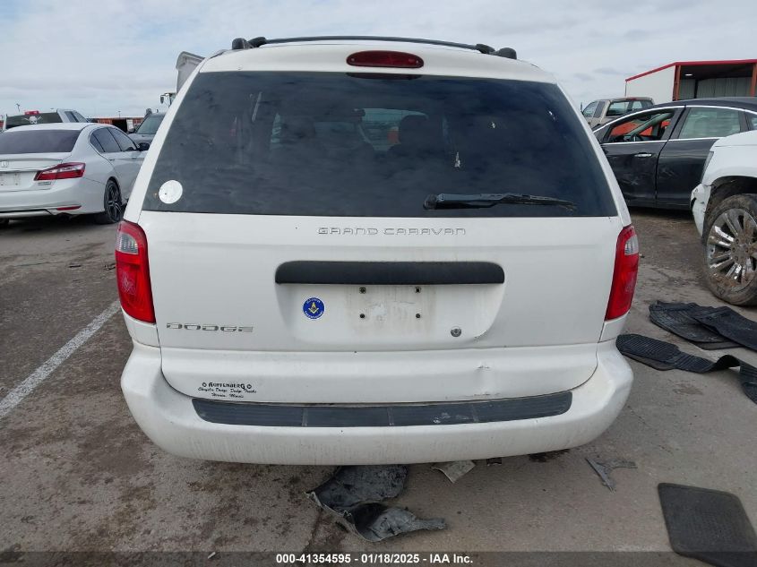 2004 Dodge Grand Caravan Se VIN: 01D4GP24R34B56315 Lot: 41354595