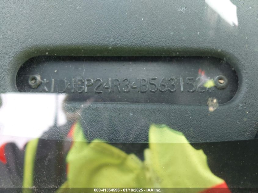 2004 Dodge Grand Caravan Se VIN: 01D4GP24R34B56315 Lot: 41354595