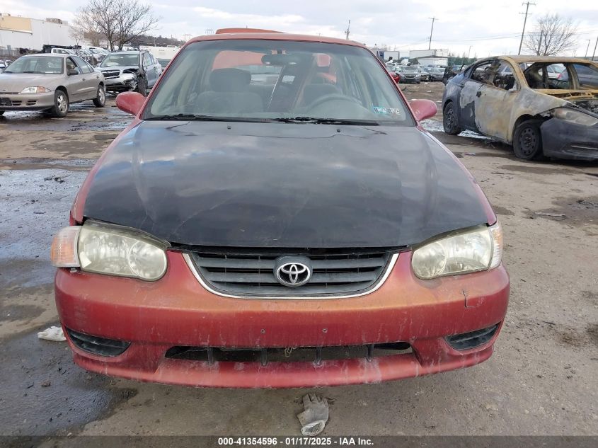 2001 Toyota Corolla Le VIN: 2T1BR12E21C482426 Lot: 41354596