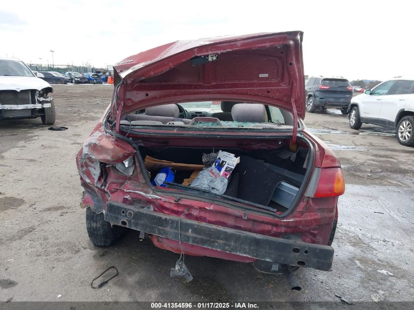 2001 Toyota Corolla Le VIN: 2T1BR12E21C482426 Lot: 41354596