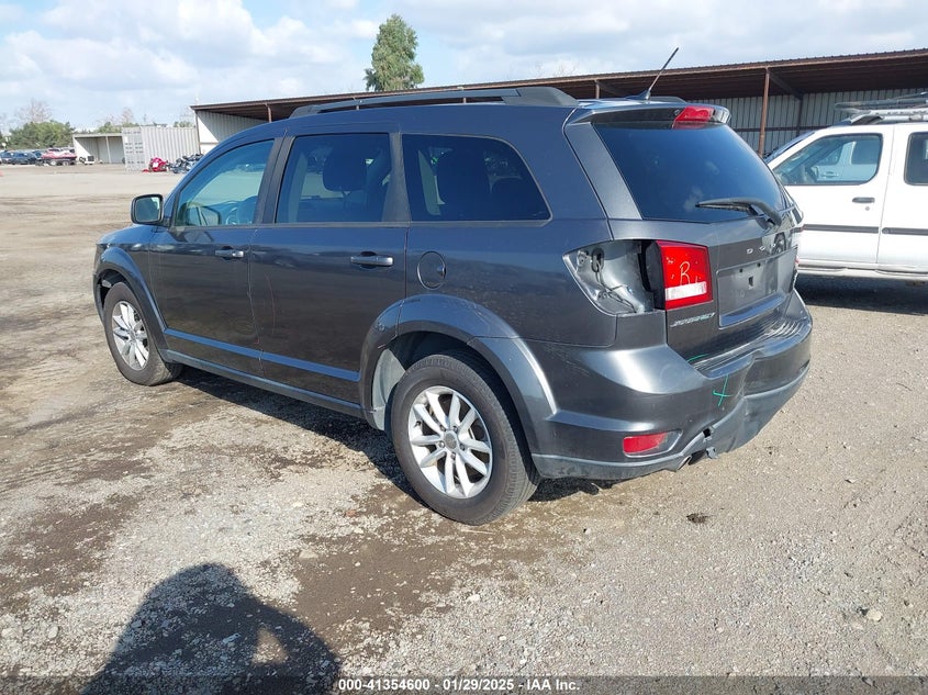 Vin: 3c4pdcbg8ft673726, lot: 41845045, dodge journey sxt 20153