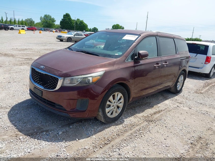 2016 KIA SEDONA auction photo 2