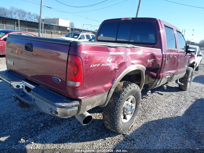 2006 FORD F-250 VIN: 1FTSW21P26EA52286
