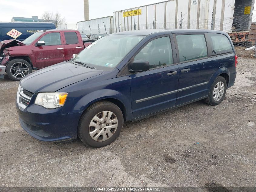 VIN 2C4RDGBG5ER161438 2014 DODGE GRAND CARAVAN no.2