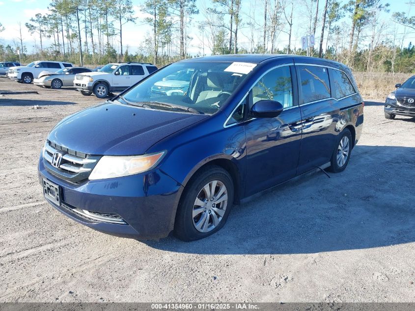 VIN 5FNRL5H43FB092136 2015 Honda Odyssey, EX no.2