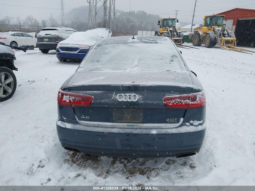 2016 AUDI A6 PREMIUM PLUS - WAUGFAFC4GN007516