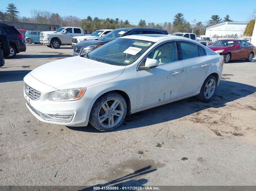 VIN YV1612FH5E2284988 2014 VOLVO S60 no.2