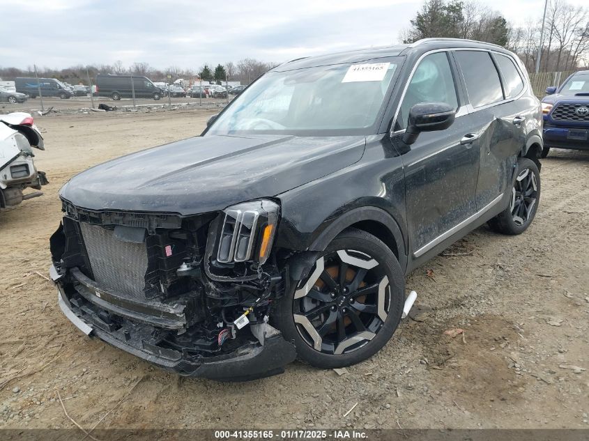 VIN 5XYP6DGC7PG344403 2023 KIA Telluride, S no.2