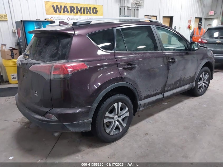 VIN 2T3BFREVXJW737378 2018 TOYOTA RAV4 LE