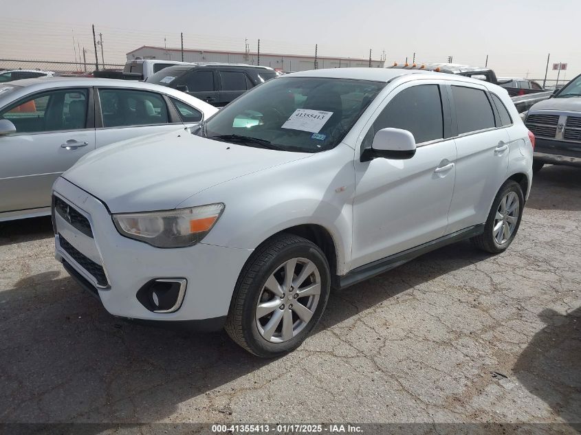 VIN 4A4AP3AU7EE031493 2014 MITSUBISHI OUTLANDER SPORT no.2