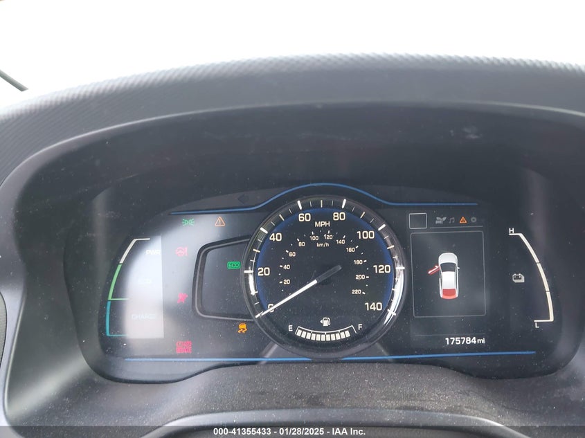 2017 Hyundai Ioniq Hybrid Blue VIN: KMHC65LC7HU050408 Lot: 41355433