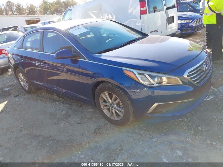 VIN 5NPE24AF6GH390478 2016 Hyundai Sonata, SE no.1