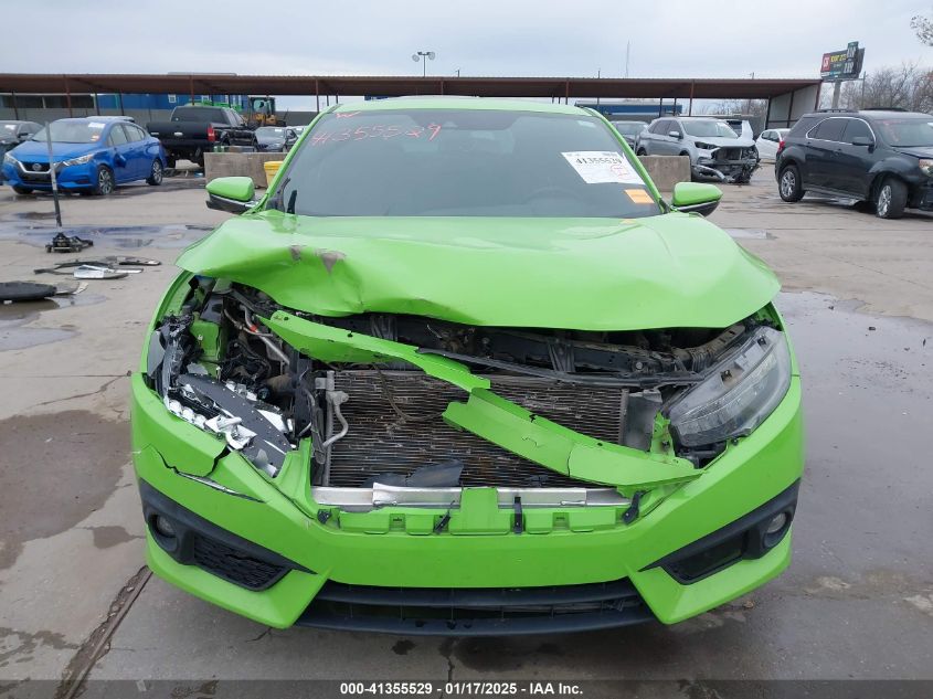 2018 Honda Civic Touring VIN: 2HGFC3B9XJH356713 Lot: 41355529