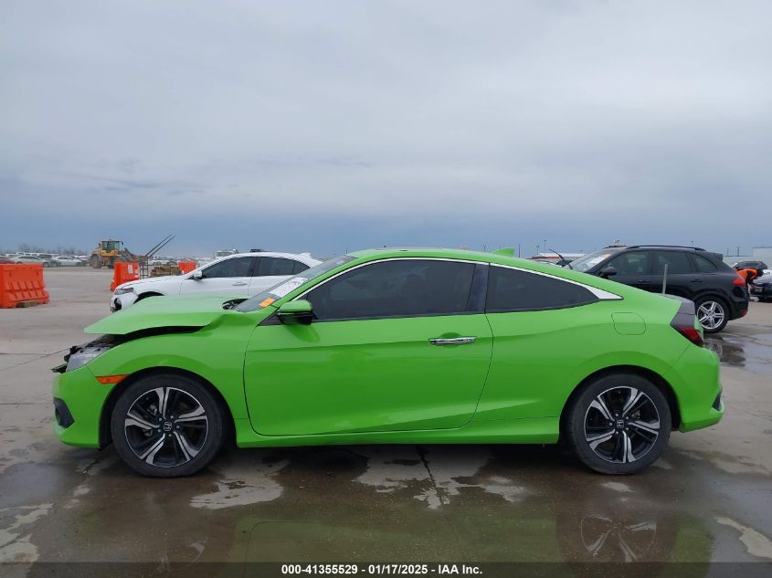 2018 Honda Civic Touring VIN: 2HGFC3B9XJH356713 Lot: 41355529