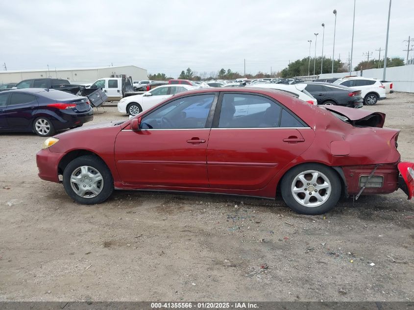 2003 Toyota Camry Le VIN: 4T1BE32K53U159891 Lot: 41355566