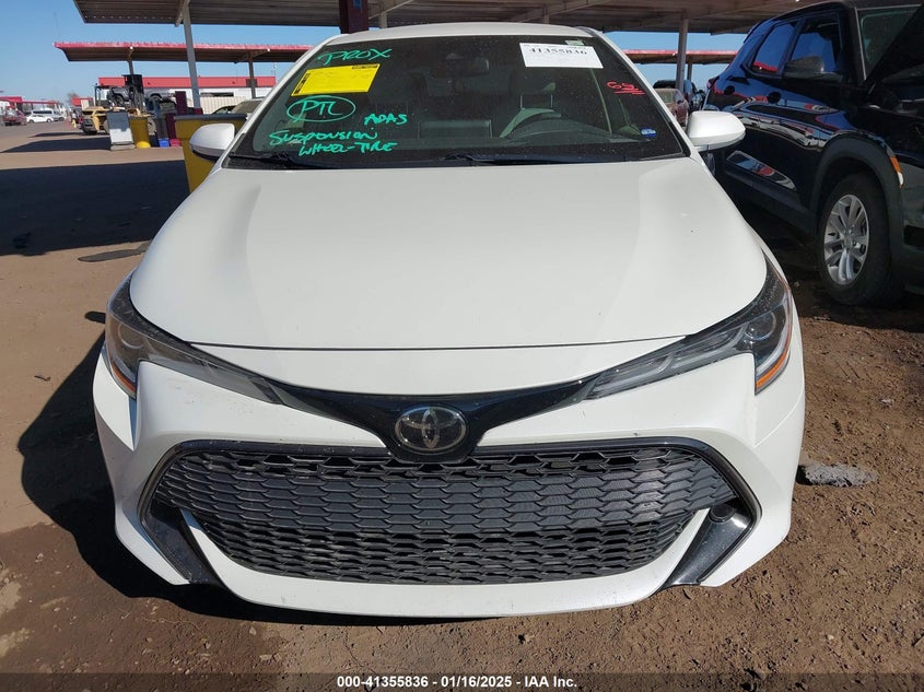2019 TOYOTA COROLLA VIN: JTNK4RBE1K3038439