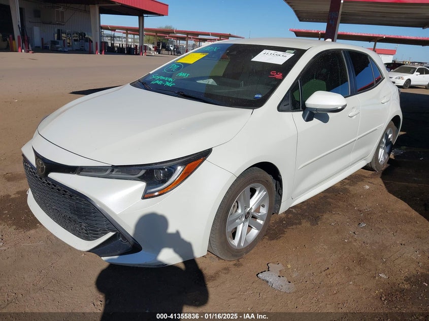 2019 TOYOTA COROLLA VIN: JTNK4RBE1K3038439