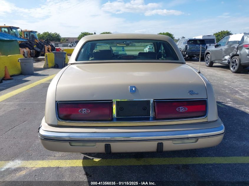 1992 Buick Riviera VIN: 1G4EZ13L5NU406326 Lot: 41356035