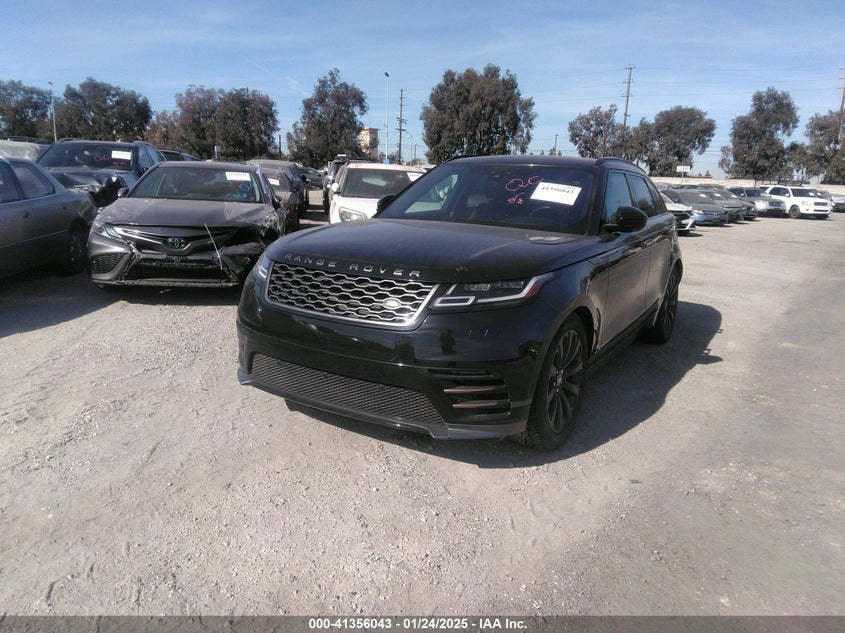 Vin: salyl2rv6ja766890, lot: 41846487, land rover range rover velar p380 se r-dynamic 20182