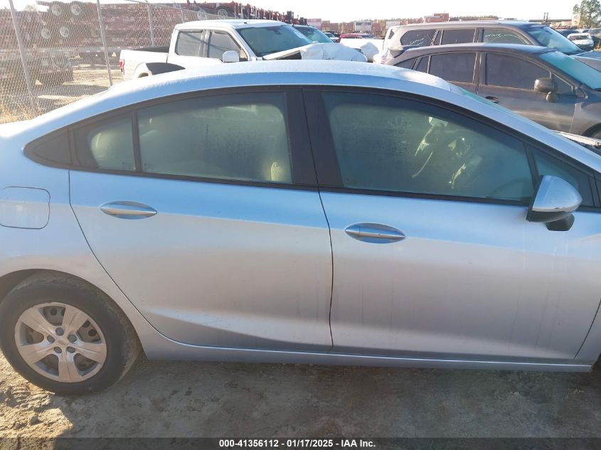 2018 Chevrolet Cruze Ls Auto VIN: 1G1BC5SM8J7156169 Lot: 41356112