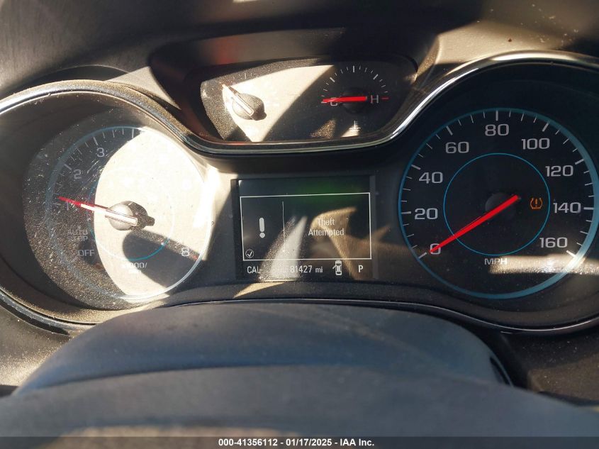 2018 Chevrolet Cruze Ls Auto VIN: 1G1BC5SM8J7156169 Lot: 41356112