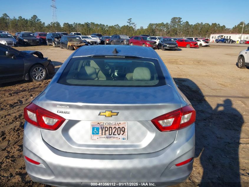 2018 Chevrolet Cruze Ls Auto VIN: 1G1BC5SM8J7156169 Lot: 41356112