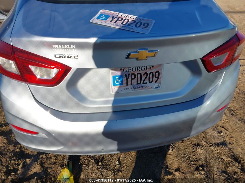 2018 Chevrolet Cruze Ls Auto VIN: 1G1BC5SM8J7156169 Lot: 41356112