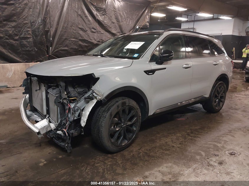 VIN 5XYRKDLF1NG136034 2022 KIA SORENTO SX