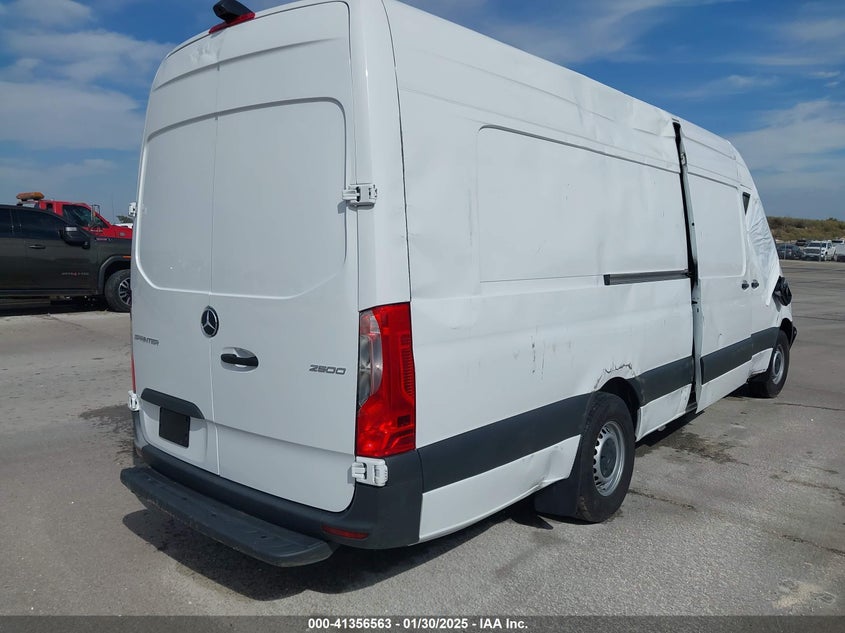 Vin: w1y4kdhy3pt119517, lot: 41847007, mercedes-benz sprinter 2500 high roof 4-cyl diesel 20234