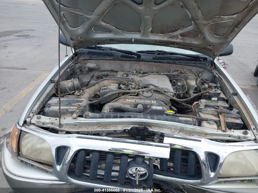 2001 Toyota Tacoma Base V6 VIN: 5TEWN72NX1Z724518 Lot: 41356668