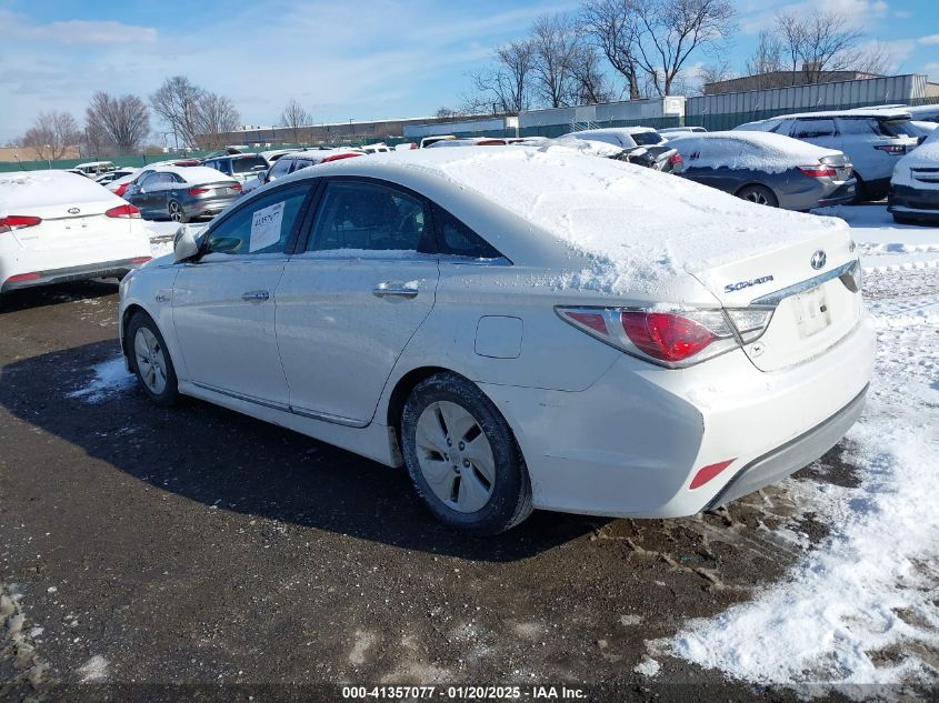 VIN KMHEC4A49DA074485 2013 Hyundai Sonata, Hybrid no.3