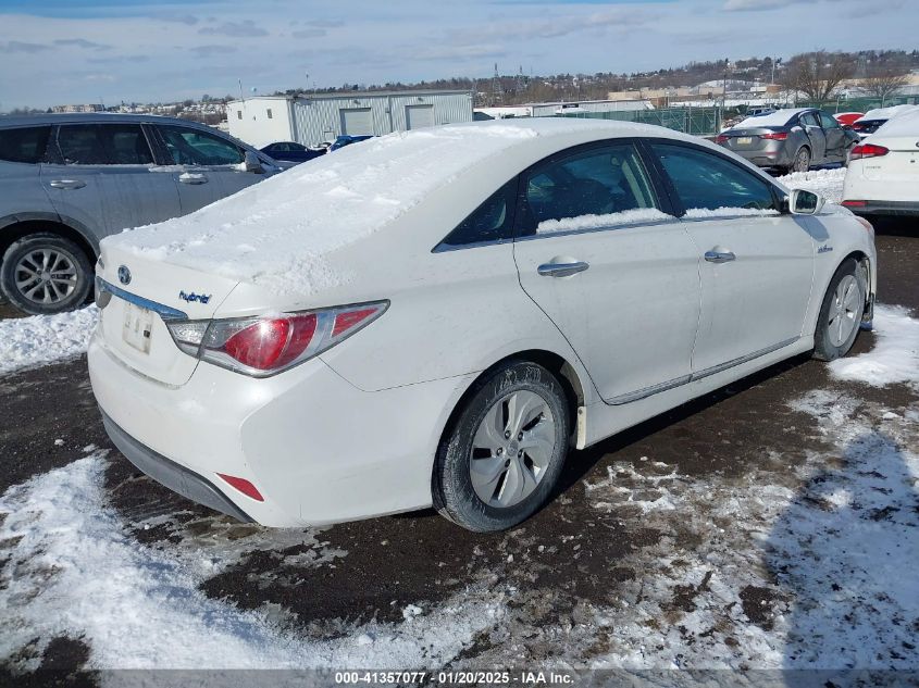 VIN KMHEC4A49DA074485 2013 Hyundai Sonata, Hybrid no.4