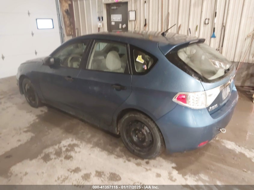 2008 SUBARU IMPREZA VIN: JF1GH61668G808343