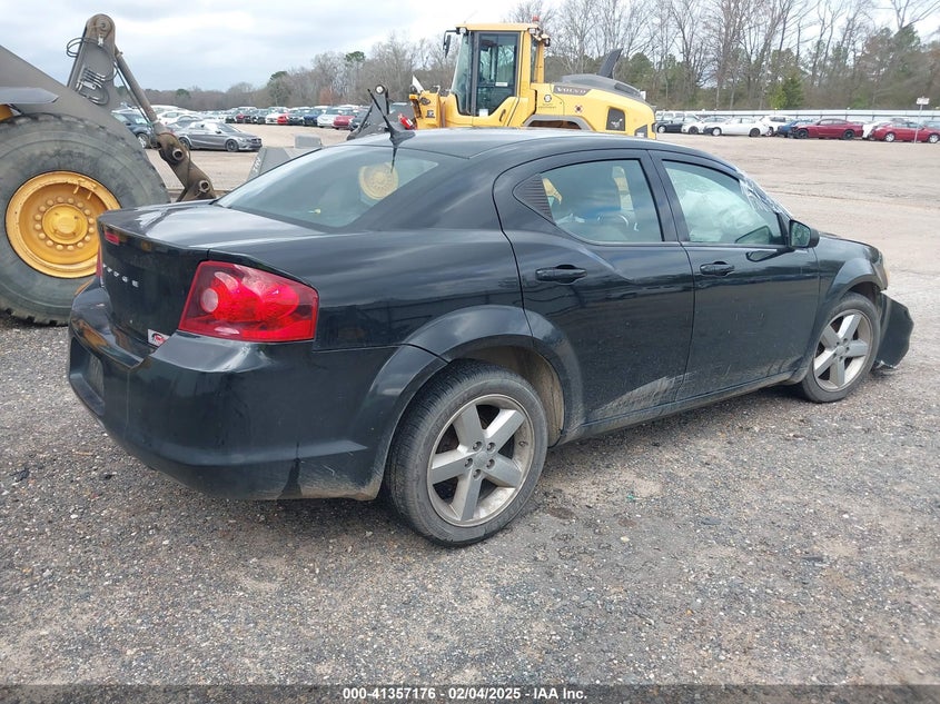 Vin: 1c3cdzab4dn564270, lot: 41847619, dodge avenger se 20134