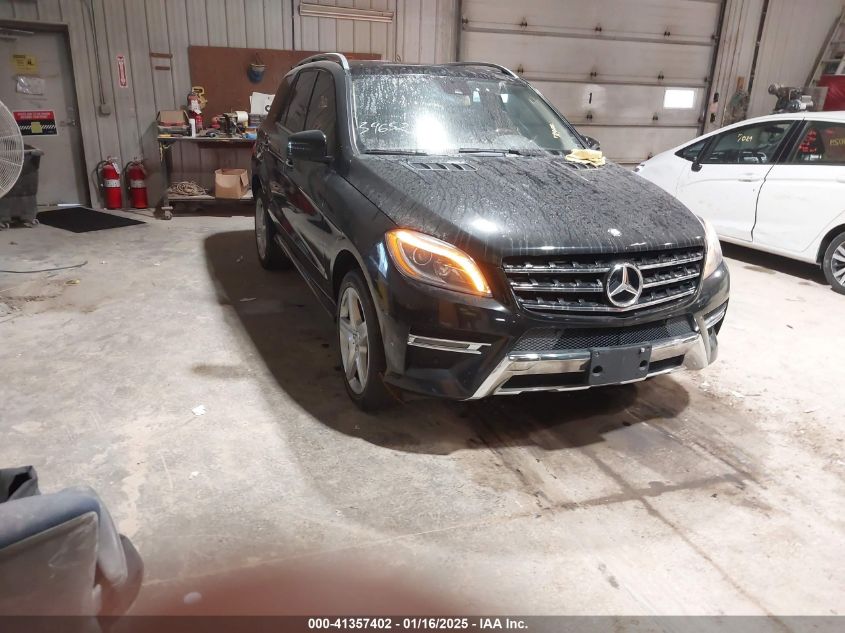 VIN 4JGDA5GB2FA460066 2015 MERCEDES-BENZ ML 400 no.1