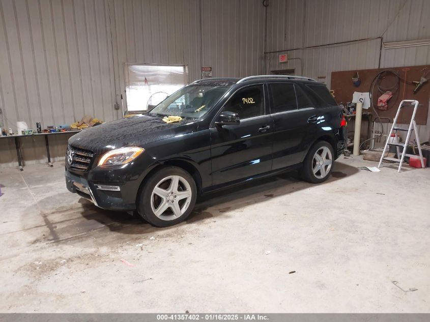 VIN 4JGDA5GB2FA460066 2015 MERCEDES-BENZ ML 400 no.2